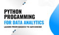Python Programming For Data Analytics