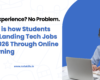 Student learning online and preparing for tech jobs in 2026 through online skill learning and NXT SKILLS courses