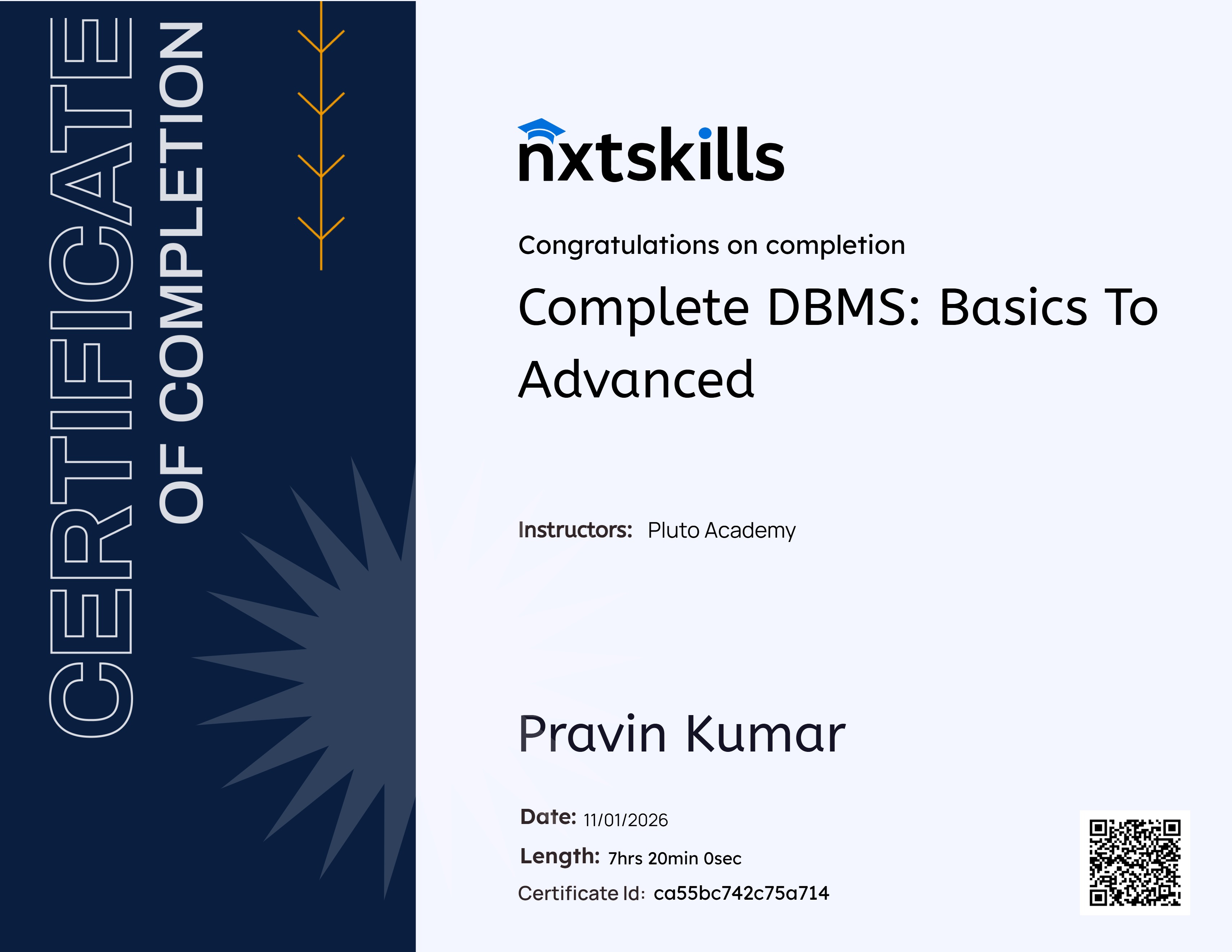 Complete DBMS: Basics To Advanced